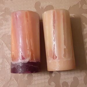Layered Pillar Candle Set
